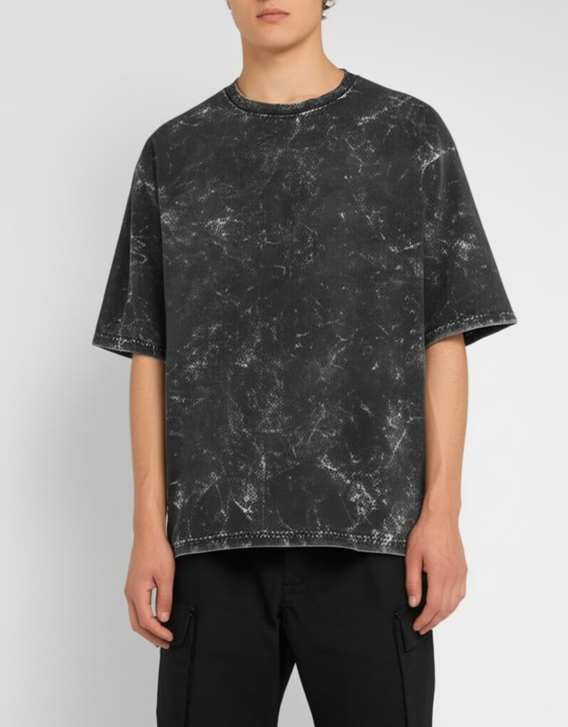 Unisex Acid Washed Oversized Tee