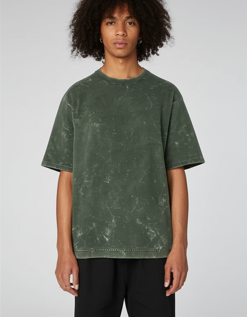 Unisex Acid Washed Oversized Tee