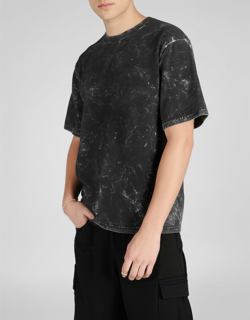 Unisex Acid Washed Oversized Tee