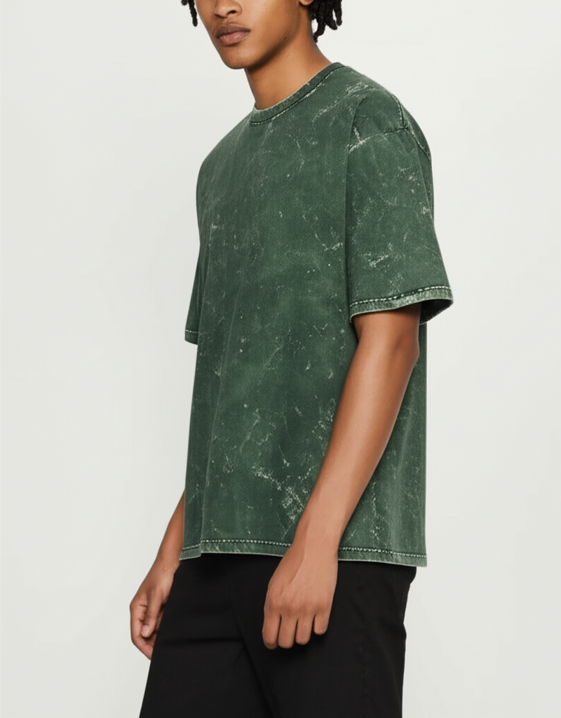 Unisex Acid Washed Oversized Tee